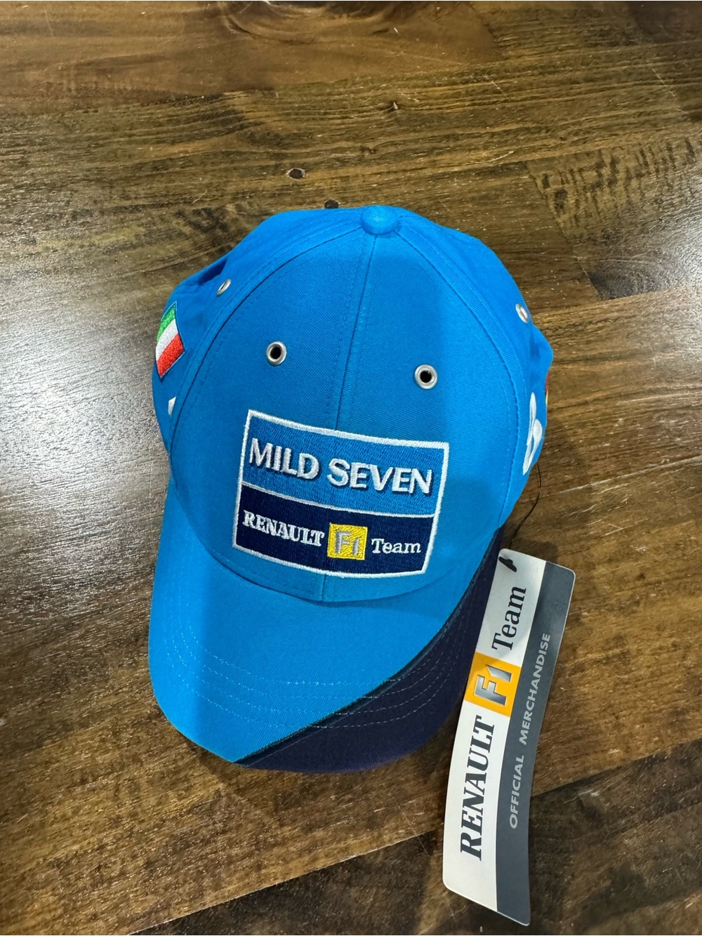 Fernando Alonso Official Renault F1 Team Blue Baseball Cap